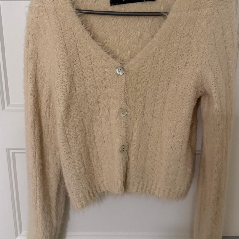Vero Moda Tan Cardigan Sweater